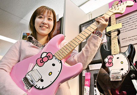 Гитара Hello Kitty Stratocaster